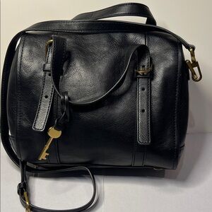 Large Fossil Carlie Satchel/Crossbody